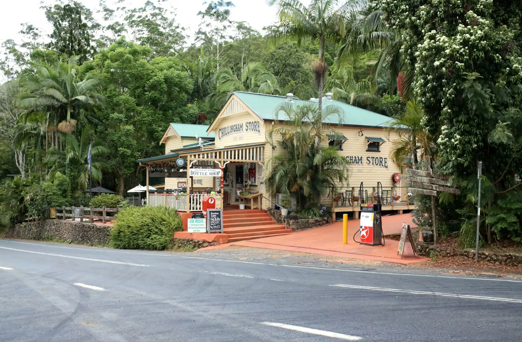 Heritage timber building on a country town street in northern New South Wales